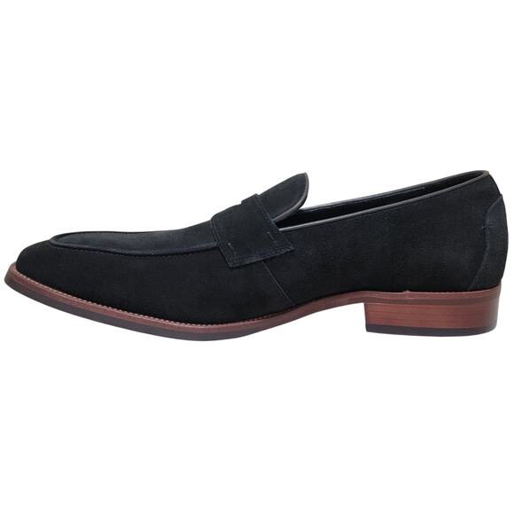 Vintage Foundry Co Men Davis Slip On Penny Loafers Size US 13M Black Suede main image 4